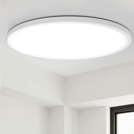 Plafonnier LED 20W étanche – Lumière blanche froide 6500K – Design compact Ø23cm pour salle de bain, cuisine, balcon (1/5)