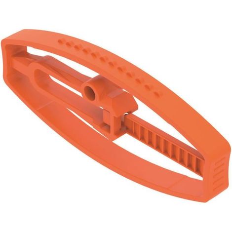 OBO Bettermann Collier de serrage pour saignée Polypropylène orange, 2148881