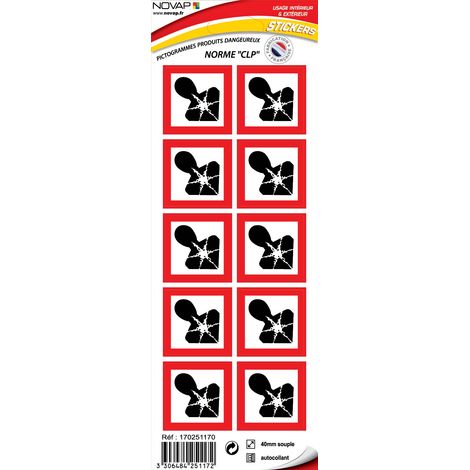 Pictogramme - Je nuis gravement à la santé 40x40mm - 4251172