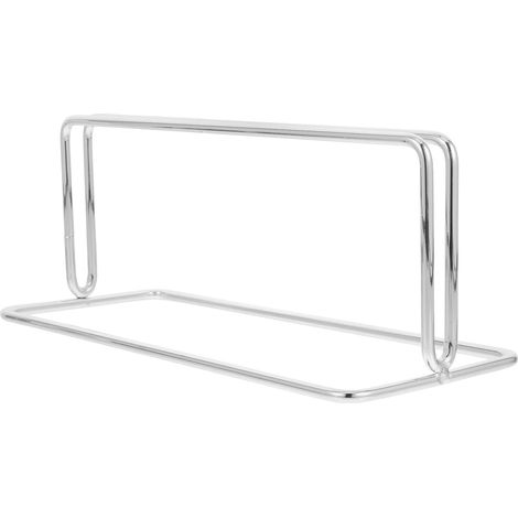 Support de cloison en acier, argenté, portable