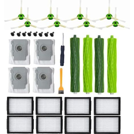 34 pièces accessoires pour J7 J7+ I7 I7+ I3 I3+ I4 I4+ I6 I6+ I8 I8+ E5 E6 E7 remplacement de l'aspirateur robot K (1/3)