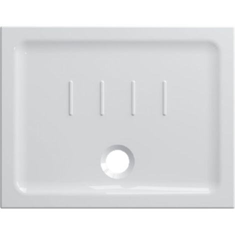 Receveur de douche en céramique 100x70 cm Globo Docciaviva série H4.5 DV4100BI  Blanc - Céramique
