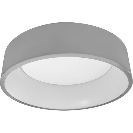 OSRAM SMART+ Matter Cylinder Plafonnier LED Gris 450mm, 24W, 930lm, TW 3000-6500K, WiFi, Alexa, PMMA