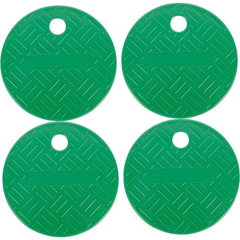 Couvercle de Boîte à Vannes Plastique 15 Cm pour Irrigation Extérieure Jardin, Remplacement Pratique 4 Pièces Robuste et Léger pour Système Arroseur Automatique Style (1/5)