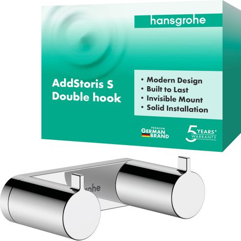 hansgrohe AddStoris S Handtuchhaken doppelt, 41785000