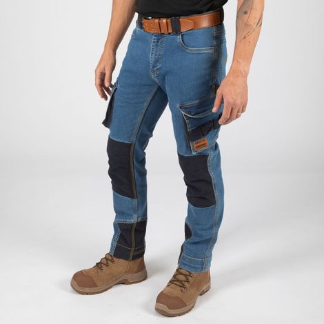 NEO PANTALON DE TRAVAIL 1272 Bleu lavé 38