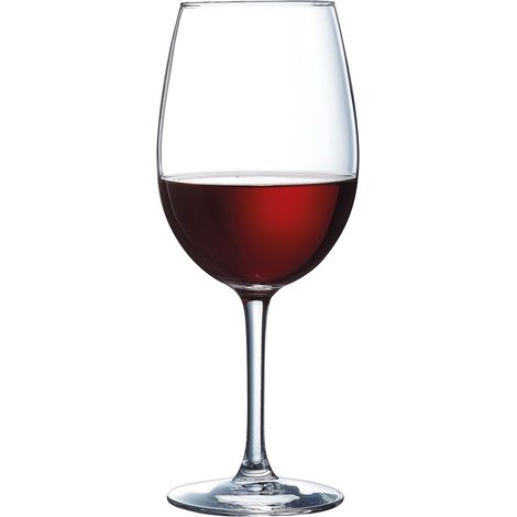Lot de 6 verres à vin transparents lavables au lave-vaisselle 58 cl (1/5)