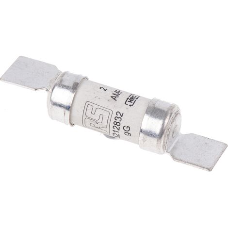 Fusible standard Britannique, 2A, F1, gG, HRC 550V c.a. (1/3)
