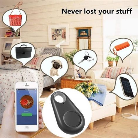 Smart GPS Tracker Anti-perte d'alarme Tag Tracker Bluetooth sans fil 3 pièces (1/4)