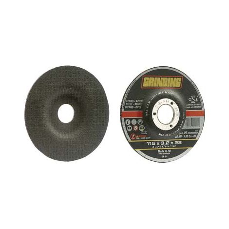 DISCO ABRASIVO TAGLIO FERRO DEPRESSO GRINDING - MM 230X22,2 H.MM 2,4- 25 pezzi