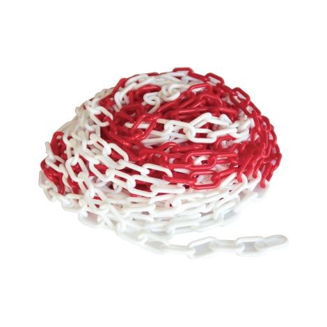 Barrière sécurité SAM Rouge, blanc en Plastique Haut. 25 m ( Prix pour 1 )