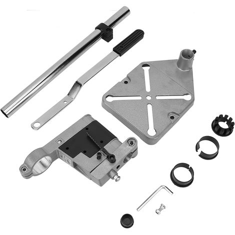 Support de Perceuse Universel Réglable ,pour Perceuse au Sol avec Butée en Aluminium , perceuse d'établi (1/5)