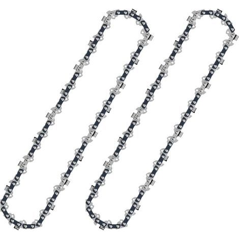 Lot de 2 mini chaînes de tronçonneuse de 8 Pouces pour tronçonneuse électrique portable sans fil de 8 Pouces (1/4)