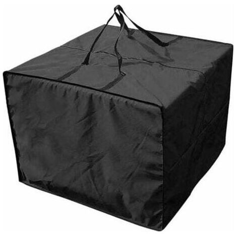 Garden Furniture Cover Cushion Storage Bag - Durable 210D Garden Cushion Storage Bag, Zipper Closure Outdoor Cushion Storage Cover with Handles and Capacity 81 x 81 x 6