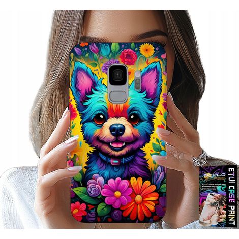 Custodia per Samsung Galaxy S9 - motivi floreali, cane Yorkshire Terrier (1/5)