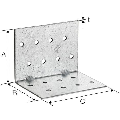 Simpson AF90265 Zuganker Winkelverbinder 67x67x90mm Holzverbinder feuerverzinkt (1/4)