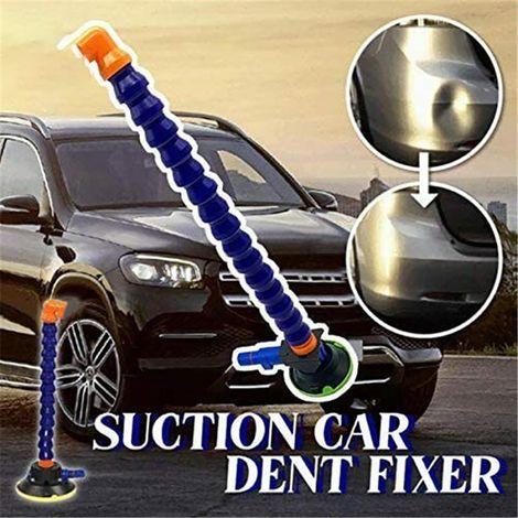 Ortviai Kit de Réparation de Bosselures Automobile avec Pompe à Air Flexible et Ventouse – Acier Inoxydable, 45 cm (1/5)