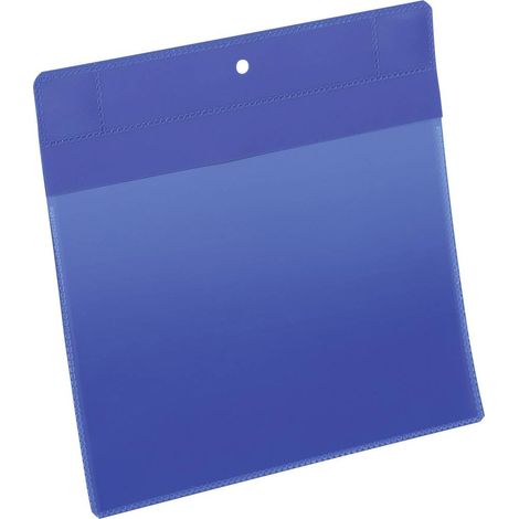 Custodia per documenti B210xH148mm DIN A5 orizzontale con calamita al neodimio blu confezione da 10 pezzi (1/4)