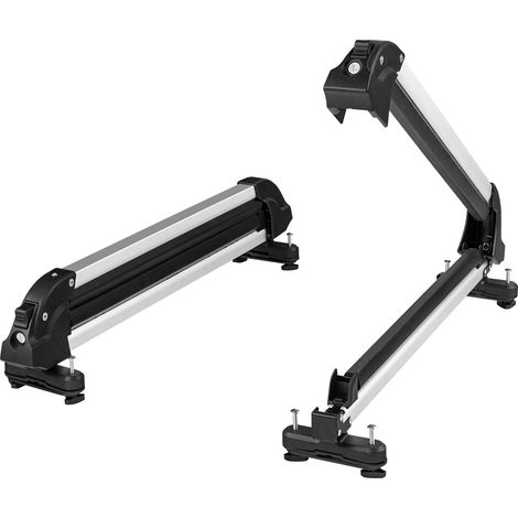 Support de toit universel pour skis et snowboard 80,5 cm avec verrouillage sécurisé. (1/5)