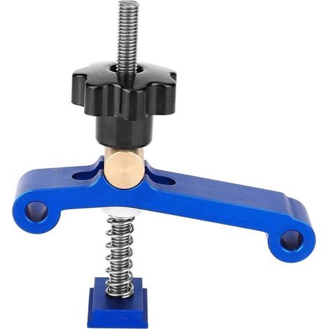 Abrazaderas en T de metal, juego de herramientas versátiles para carpintería con abrazaderas en T de aleación de aluminio, accesorio para carpintería con abrazadera en T y bloque de terminales. (1/5)