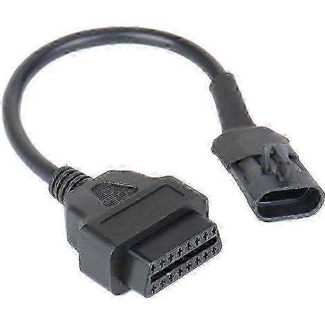 Câble scanner OBD II 3 broches pour diagnostic moto CFMOTO (1/4)