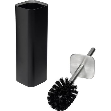 Fix Mi - Brosse WC et pot chrome et noir Mat COSMOPOLITAN MAT INTER (1/3)