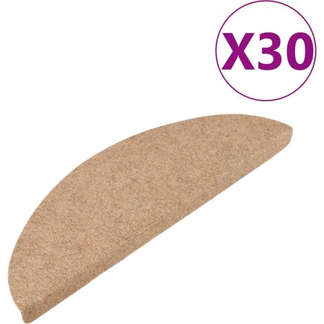 Maison Exclusive - Stufenmatten Selbstklebend 30 Stk. Beige 56x17