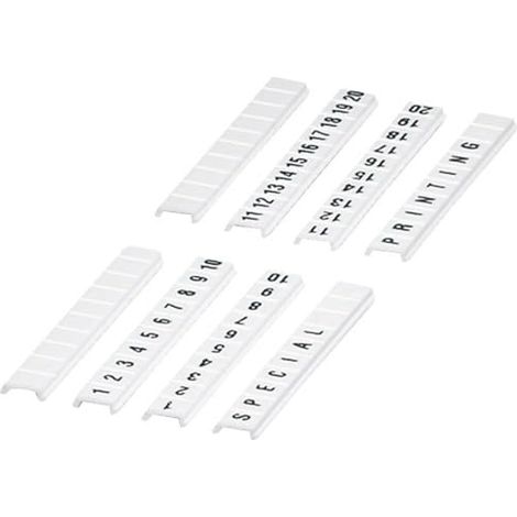Tiras se帽alizaci贸n Zack planas PHOENIX CONTACT ZBF35LGS1120
