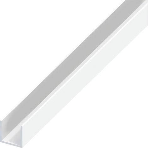 Alfer PROFILO A U ALLUMINIO Argento Cromato mm. 10x11,5x1 mt. 2 5.00 pz
