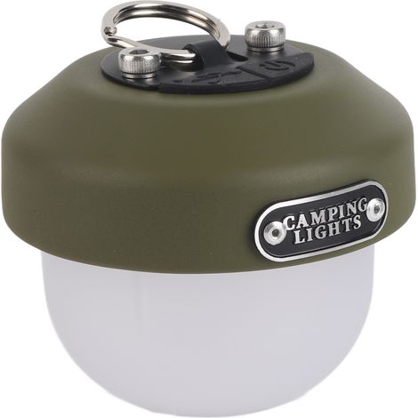 Lampe anti-insectes LED d'extérieur rechargeable IPX4 Type C, en forme de pomme de pin vert olive, idéale pour le camping. (1/5)