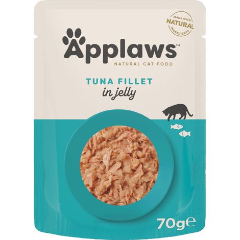 Applaws Comida Húmeda Premium para Gatos en Bolsa 100% Atún 16x70g (1/4)
