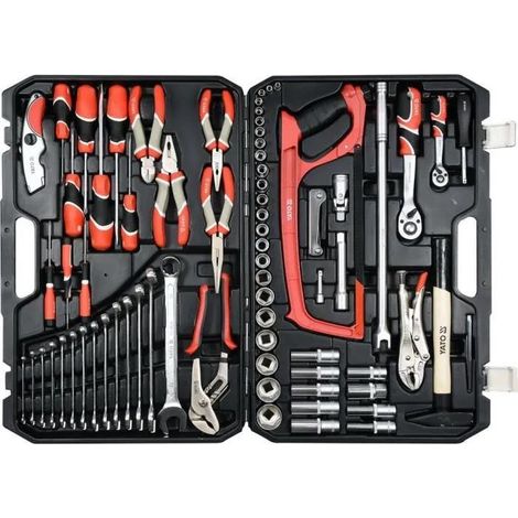 Coffret à outils complet 79 pièces 1/4", 1/2", XXL mallette à outils (1/3)