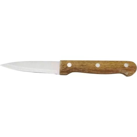 Cuchillo pelador de frutas y verduras Ilmari de 18,5 cm con mango de madera pequeño y afilado
