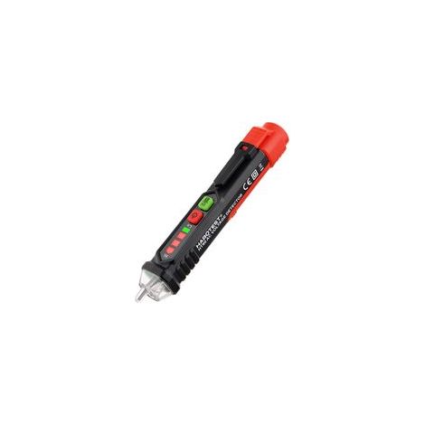 BRAVIX Berührungsloser Spannungsprüfer, Spannungsprüfer mit einstellbarer Empfindlichkeit, Elektrischer Prüfer, Berührungsloser Phasenleitungsprüfer 12 V–1000 V