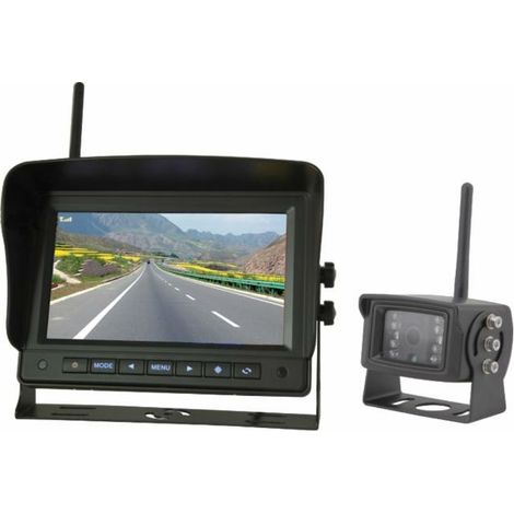 Kit wireless videoretro per trattori con monitor LCD TFT 7" (1/2)