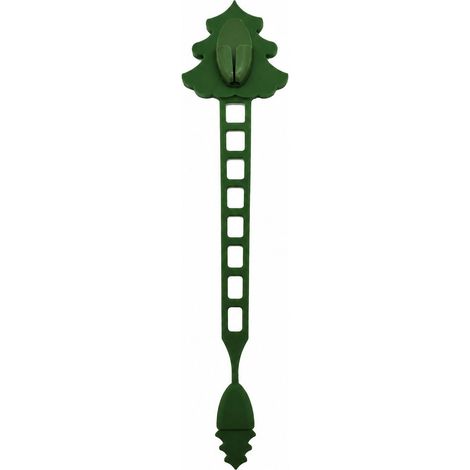 Attaches adhésives pour guirlandes, vertes, 23 cm, en silicone, décorations de Noël, support pour couronnes et vignes (1/5)