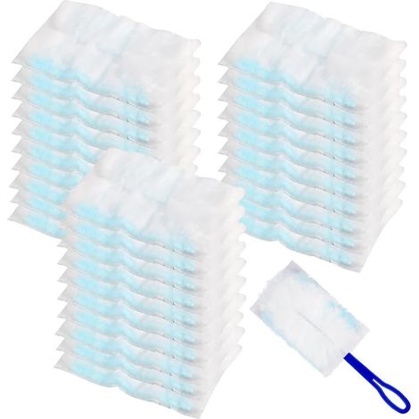 30 panni di ricambio per Swiffer DustMagnet, kit per spolverare multisuperficie resistente con 1 manico, ricambio per la pulizia di mobili e persiane (1/5)