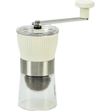 Moulin à café manuel portable en acier inoxydable pour expresso, cafetière à piston et café filtre, pour une utilisation à domicile et en voyage.-AquaForge (1/5)