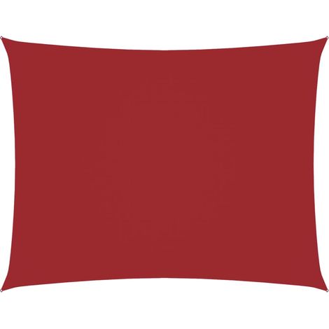 Maison Exclusive - Parasole a Vela Oxford Rettangolare 3,5x4,5 m Rosso