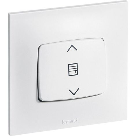 [JAMAIS UTILISÉ] Interrupteur pour volets roulants complet - Neptune - Blanc - Legrand