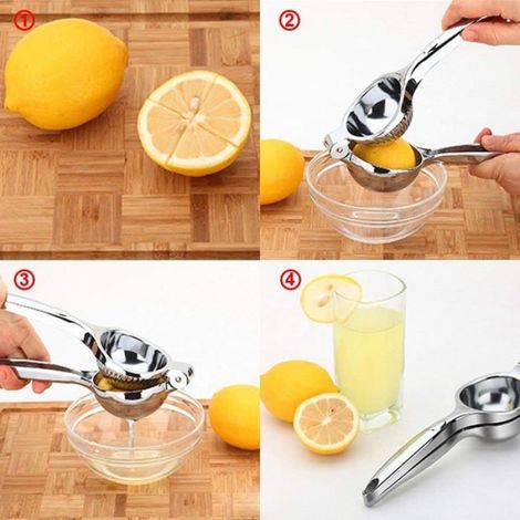 Presse-Citron - Presse Agrume à Levier en Alliage de Zinc - Pour Citron Orange et Autres Agrumes - 1 Pièce (1/5)