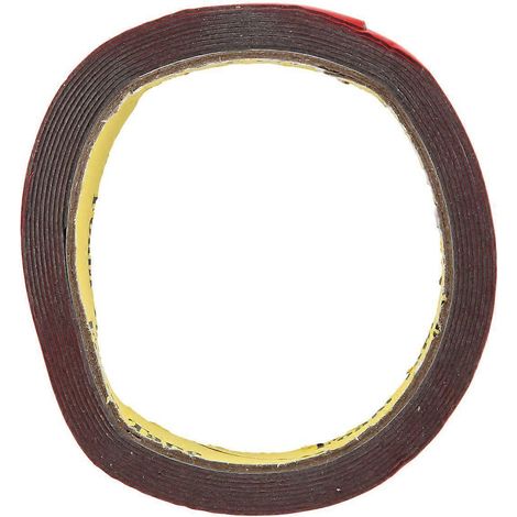 Starkes, permanentes doppelseitiges Schaumstoffklebeband, rot, 15 mm (1/5)