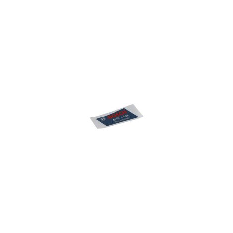 Plaque De Marque GWS 7-125 pour meuleuse angulaire GWS 7-125 BOSCH - 1619P02865