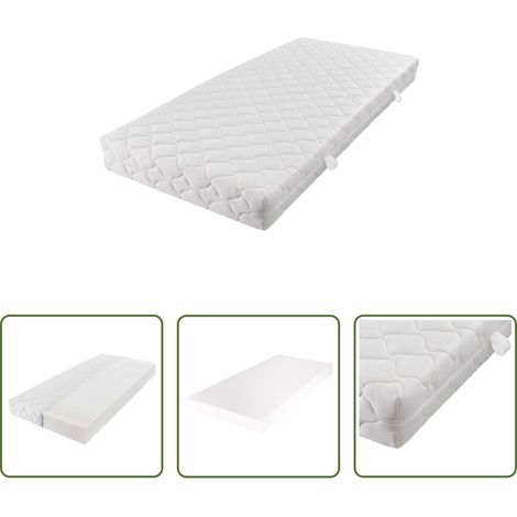 vidaXL Gelenkschmerzen - Matratze mit waschbarem Bezug 200×160×17 cm H3 (1/5)
