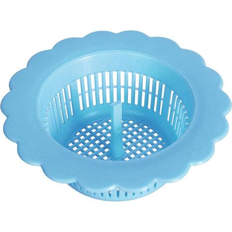 Scarico per lavello da cucina con cestello anti-intasamento, realizzato in acciaio inox e plastica. (1/5)