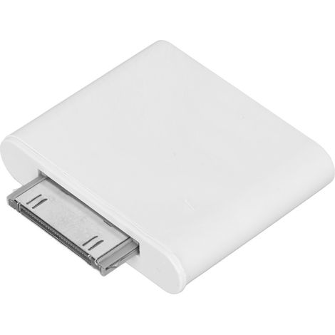 Adaptateur Bluetooth pour Voiture, Émetteur Audio Sans Fil 30 Broches, Plug and Play Blanc (1/5)