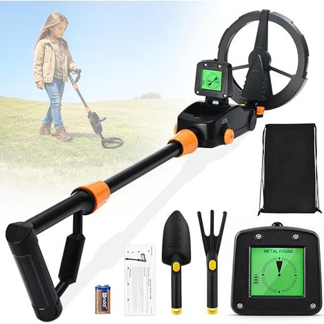 Détecteur de métaux Enfant, Profondeur 10 cm, écran LCD, Bobine étanche (1/5)