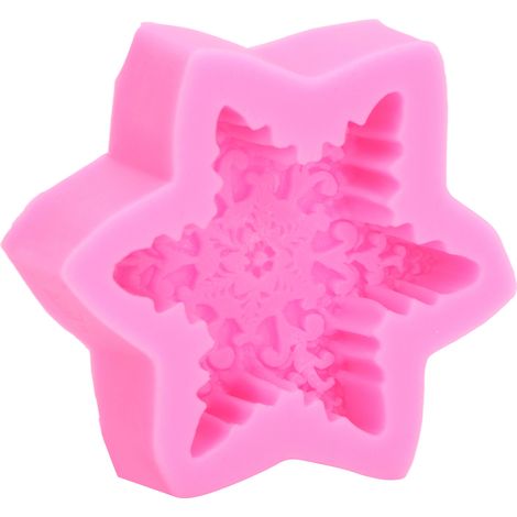 Moules en Silicone 3D Flocons de Neige pour Moulage Chocolat et Pâtisserie (1/5)