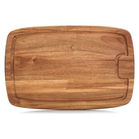 tabla de cortar zeller cutting board madera de acacia 40x26 cm