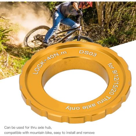 Centerlock-Sicherungsring, Centerlock-Sicherungsdeckelring, Bremsscheiben-Sicherungsring, Radnaben-Zubehör, Centerlock-Bremsscheiben-Werkzeug für Mountainbikes (1/4)